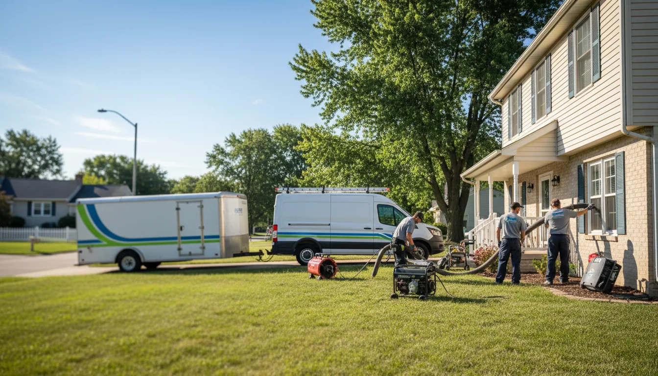 Flooded Basement Restoration And Cleanup With Repair in Bath, MI near me